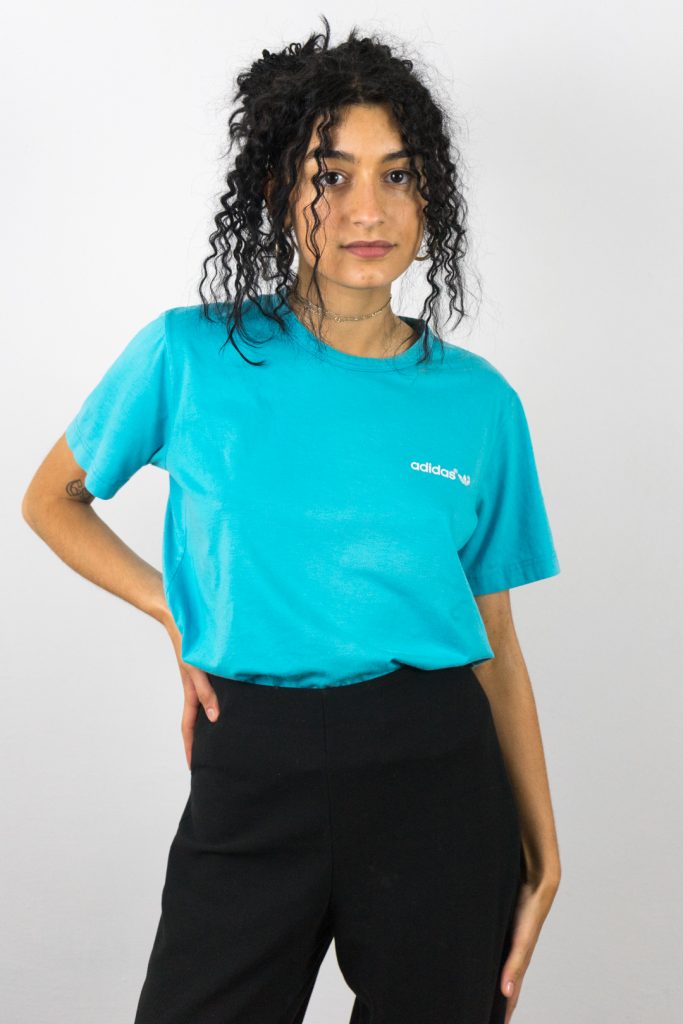 Rare 70s double trademark Adidas shirt