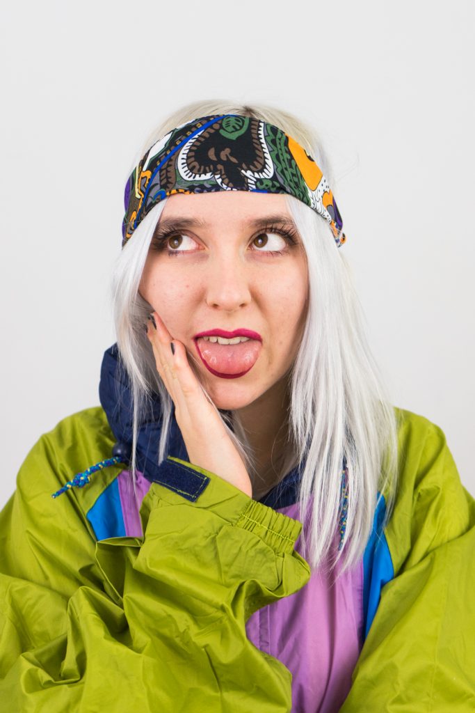 NEW deadstock vintage 90s muted hippie headband