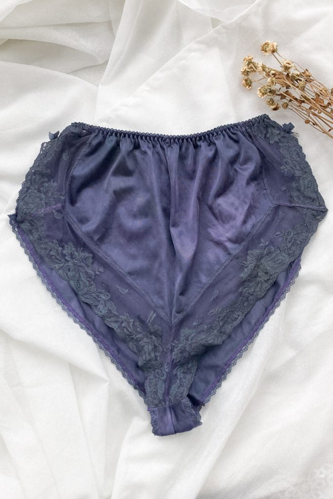 holy remade hand-dyed vintage 80s tie dye satin shorts