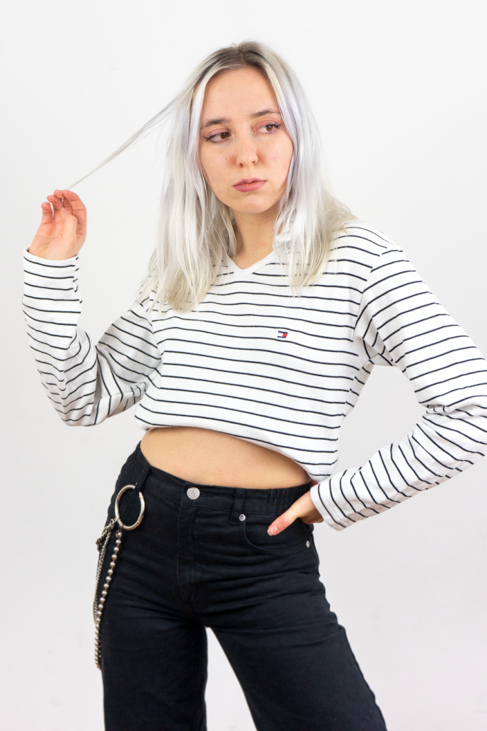 late 90s vintage Tommy Hilfiger polo longsleeve shirt