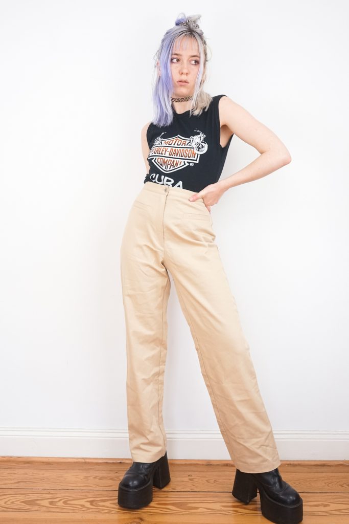 ultra high rise petite flared hippie jeans - XS