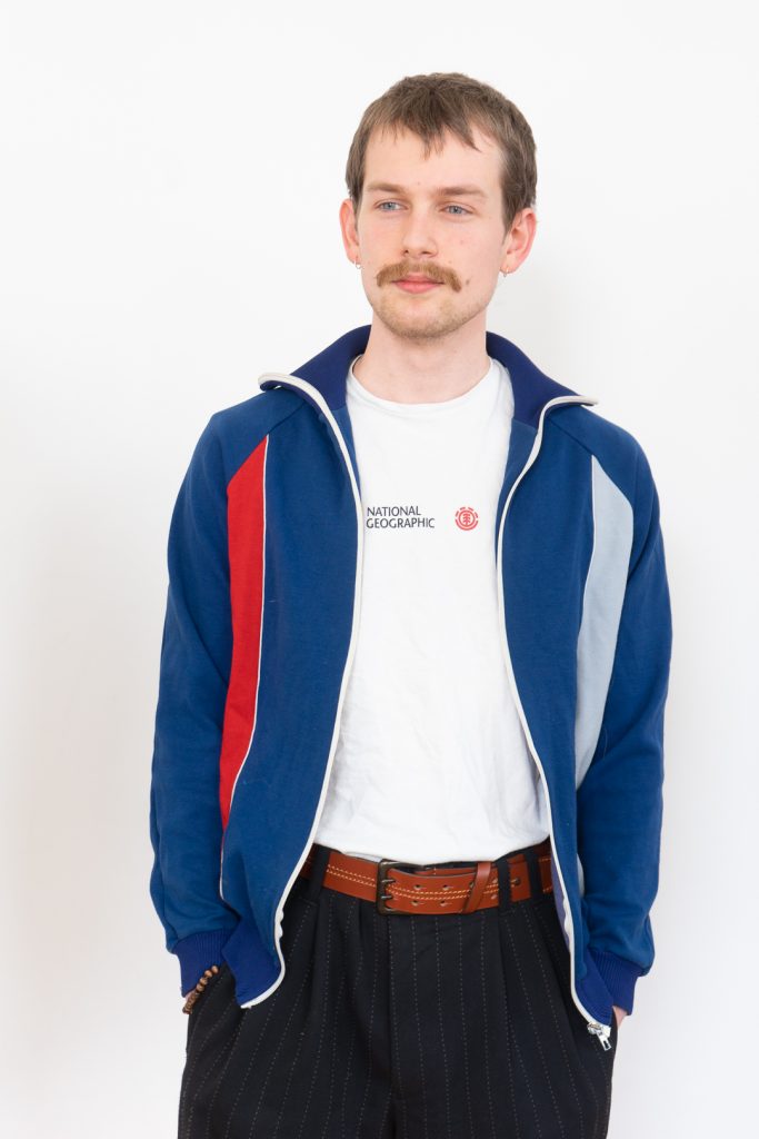 vintage 60s / 70s VEB GDR uniform track jacket - S/M