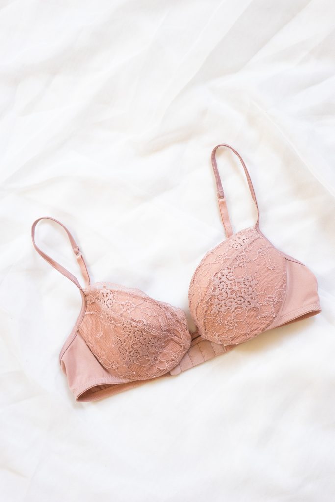 beloved taupe colored vintage 1990s La Perla lace bra