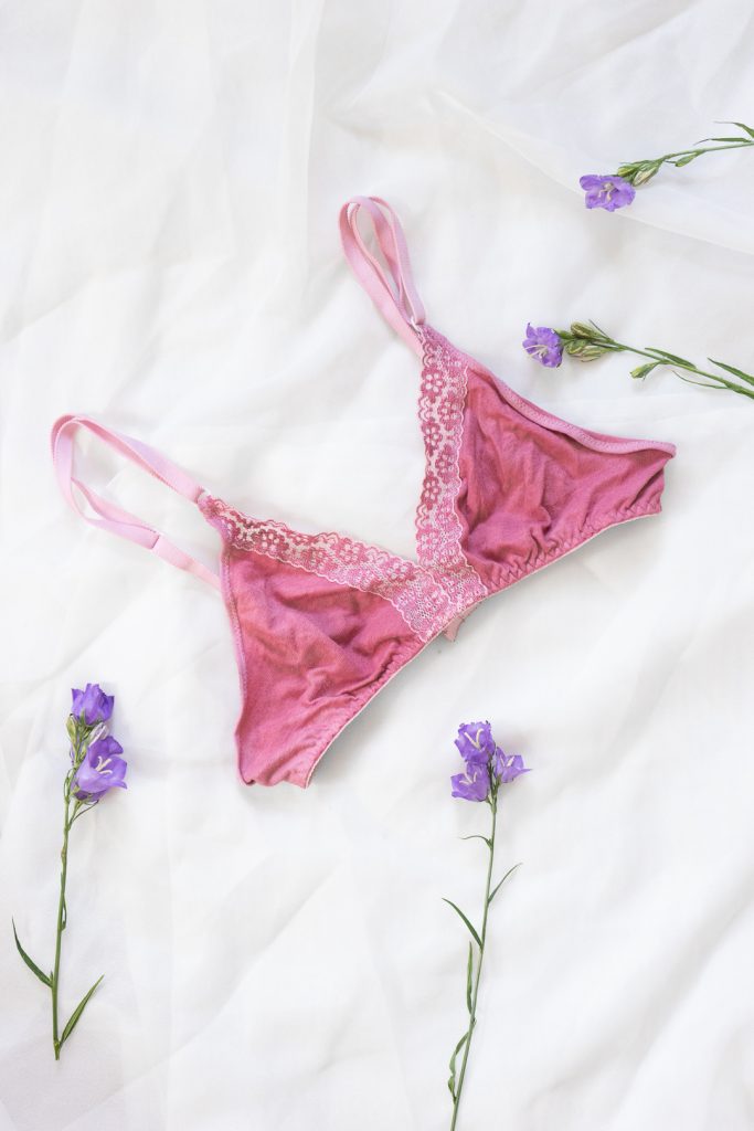holy remade unique vintage 1960s lace bralette - XS/S