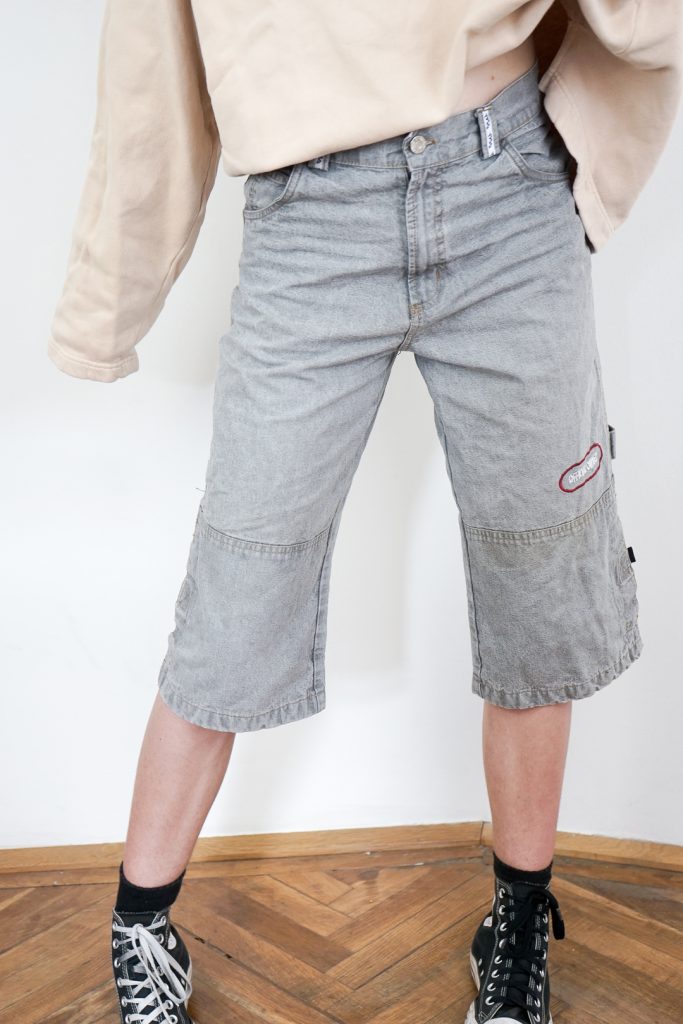 vintage 90s high waisted skater girl shorts