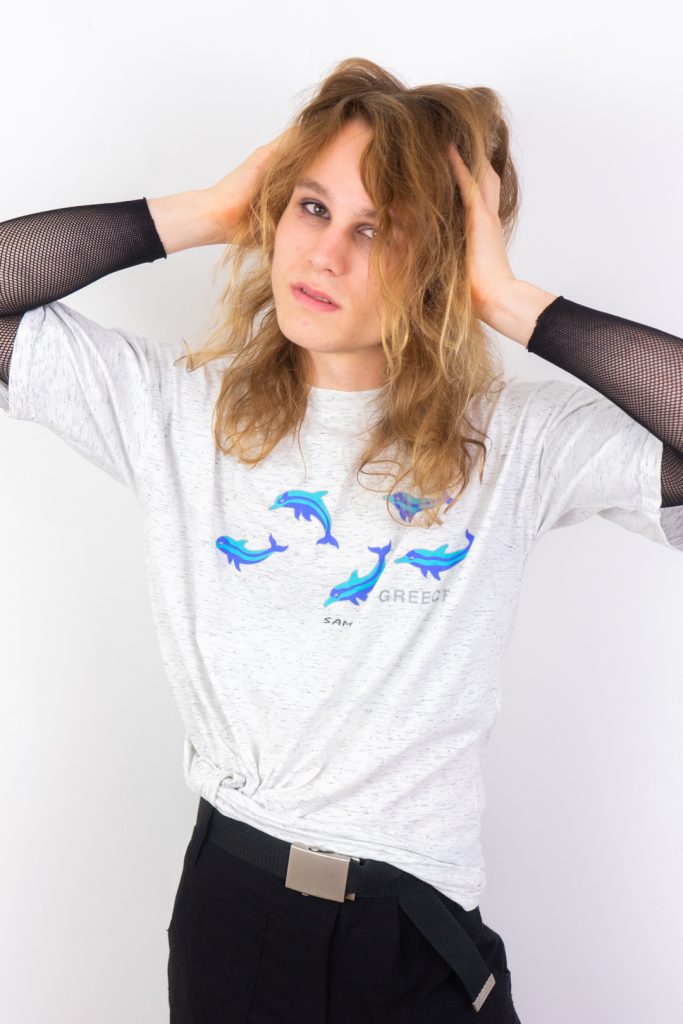 vintage 90s Samos dolphin souvenir shirt