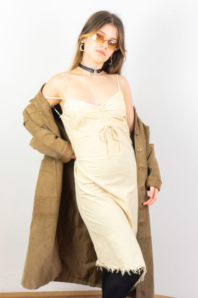 asymmetrical subversive vintage 90s fairy dress