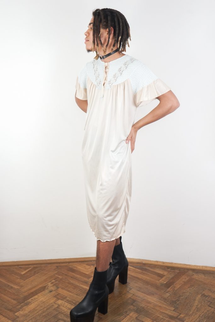 flowing grungy vintage 90s night dress