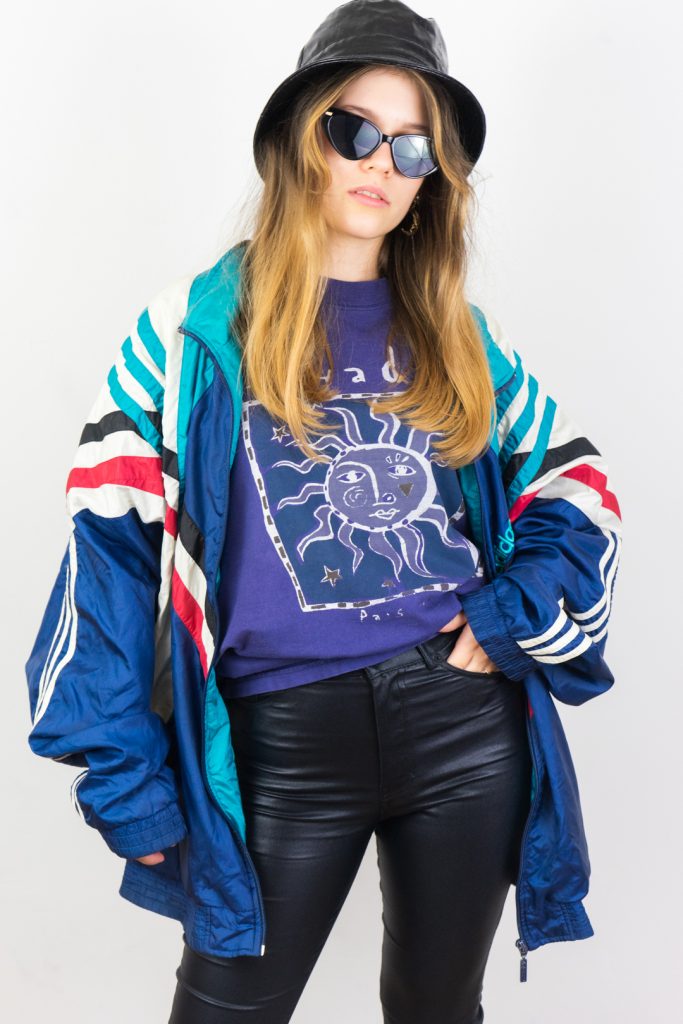 ultra rare parachute shell vintage 80s adidas track jacket