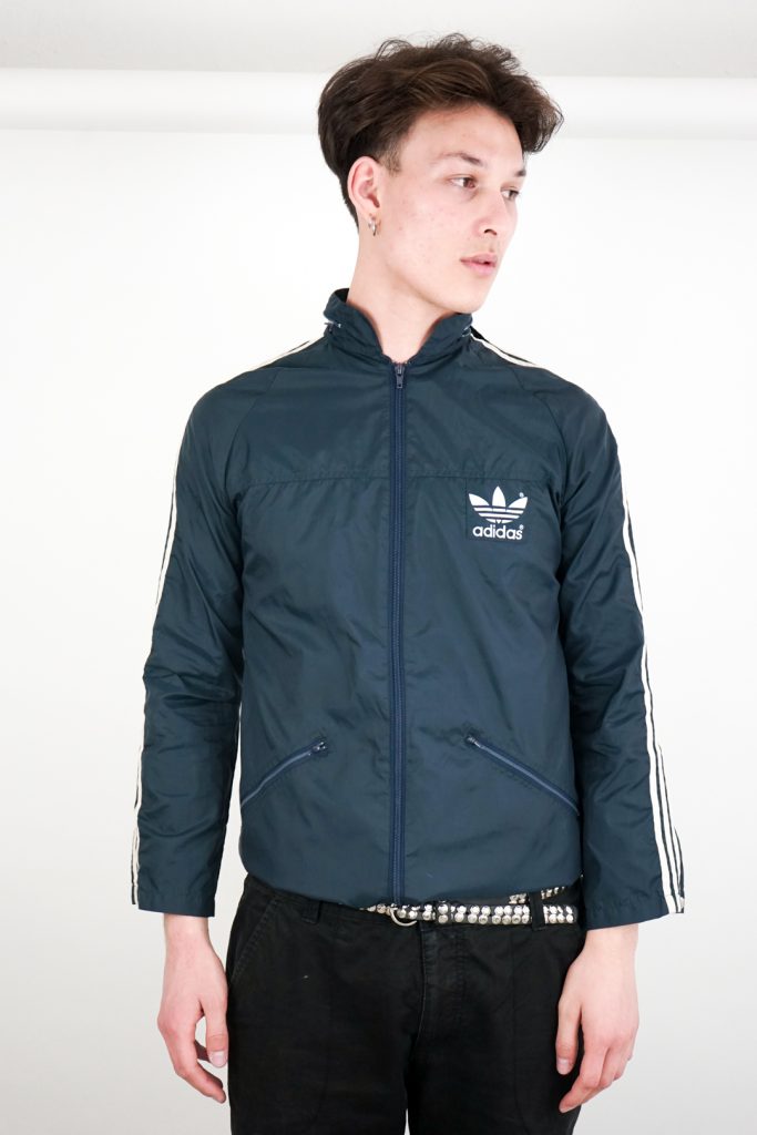 rare vintage 80s timeless adidas logo jacket