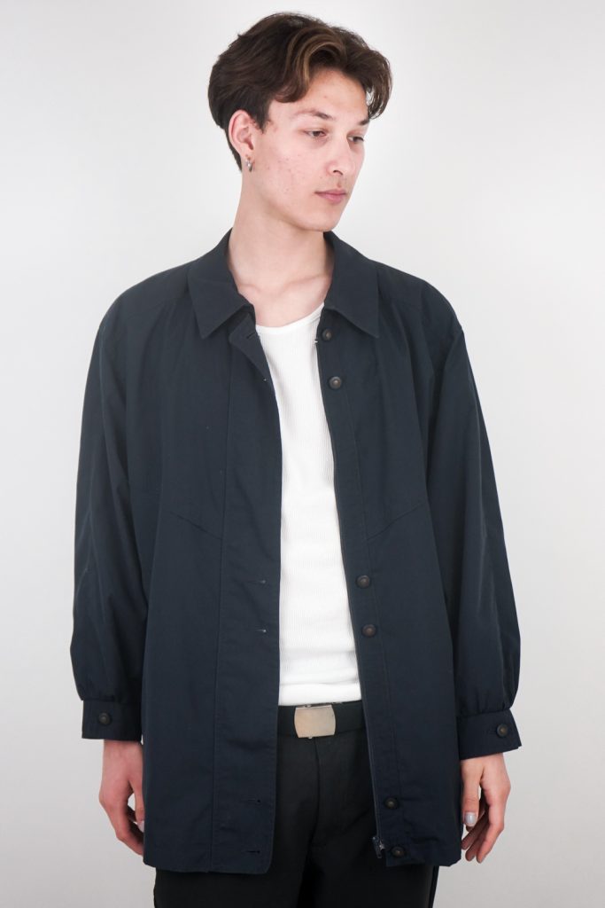 classic deep blue vintage 80s jacket