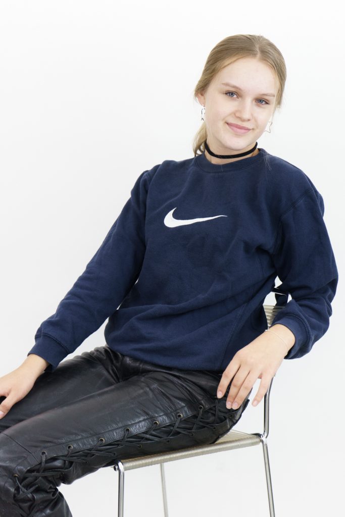 rare vintage 90s nike embroidered classic sweater
