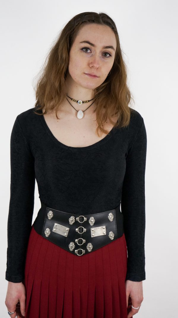 elegant grunge vintage 90s high waisted bodysuit