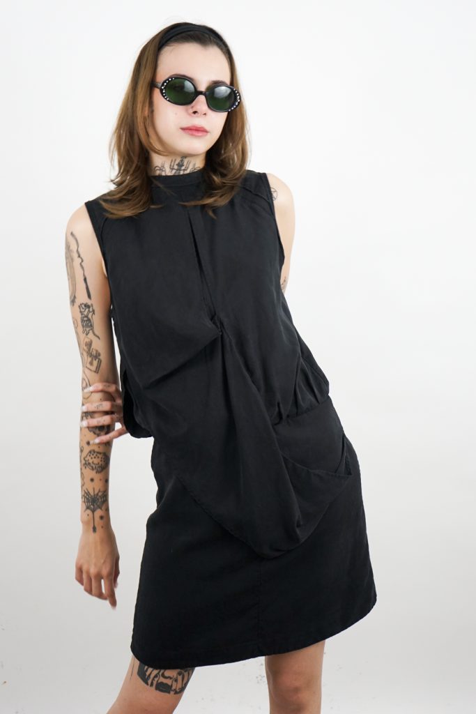 rare archive Acne Studios twist fluid PSS14 dress